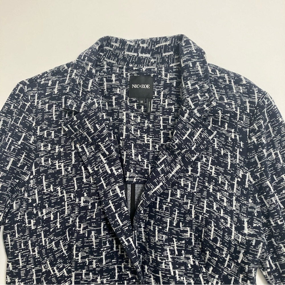 NIC + ZOE tee shirt material thick blazer - Picture 4 of 6